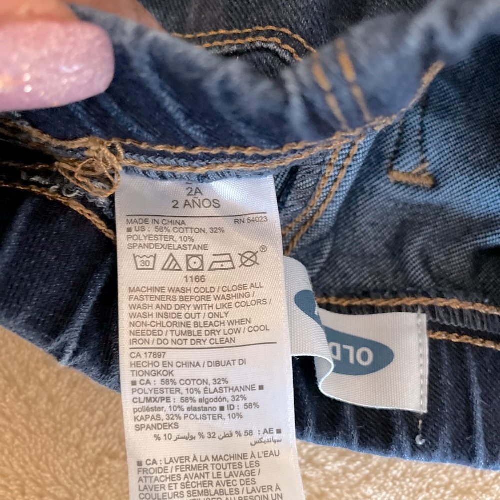 Old Navy Toddler Ankle Zip Jeggings - Size 2T - Picture 7 of 7